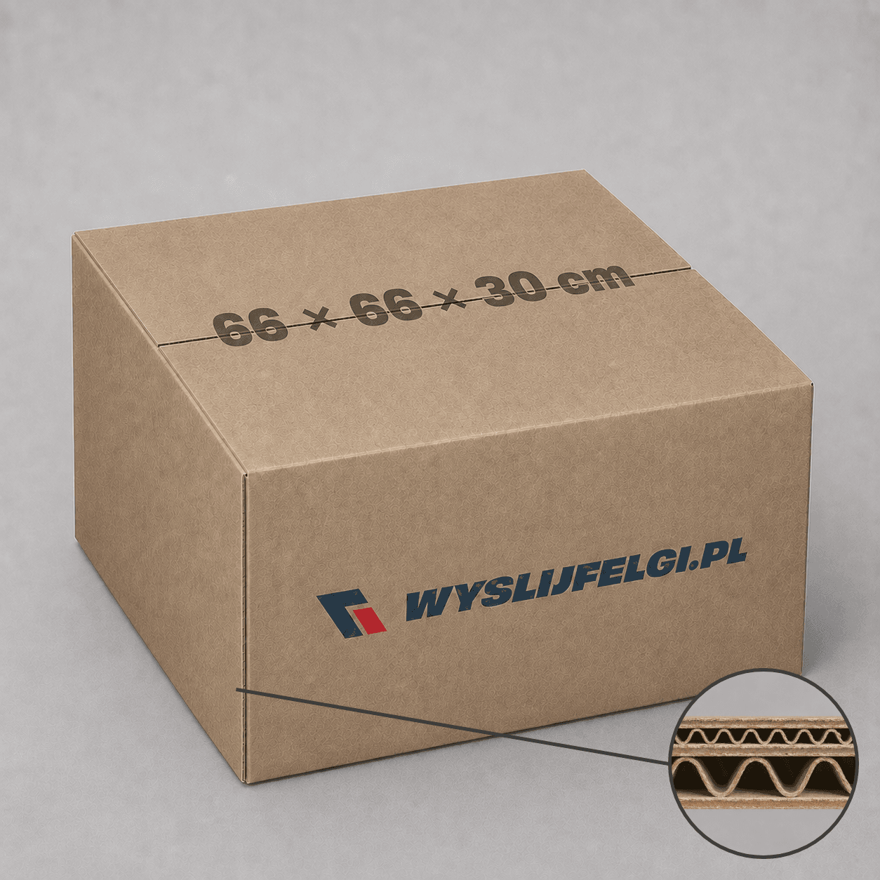 Karton wysyłkowy 66 × 66 × 30 cm